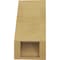 Ekena Millwork 5-inch W x 6-inch D x 10-inch H Baker Rough Cedar Woodgrain TimberThane Knee Brace, Primed BRCUR05X06X10BKRRCPR - alternate 4